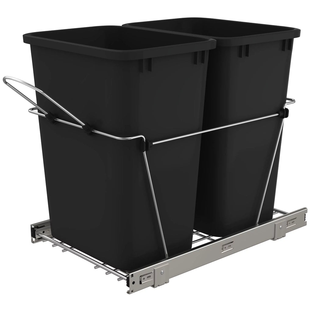 Black Pull Out Waste Containers R41587