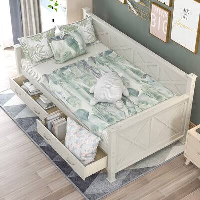 Twin Size Daybed with 2 Drawers E9035
