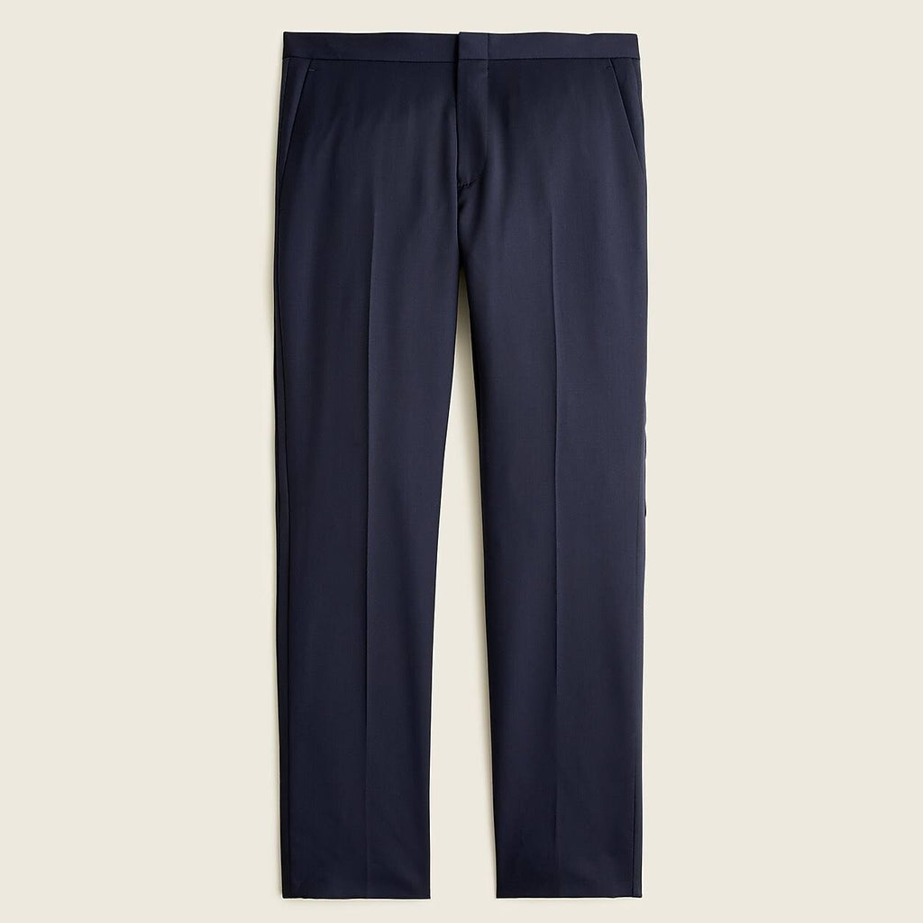 Slim-Fit Tuxedo Pant in Italian Wool E12421