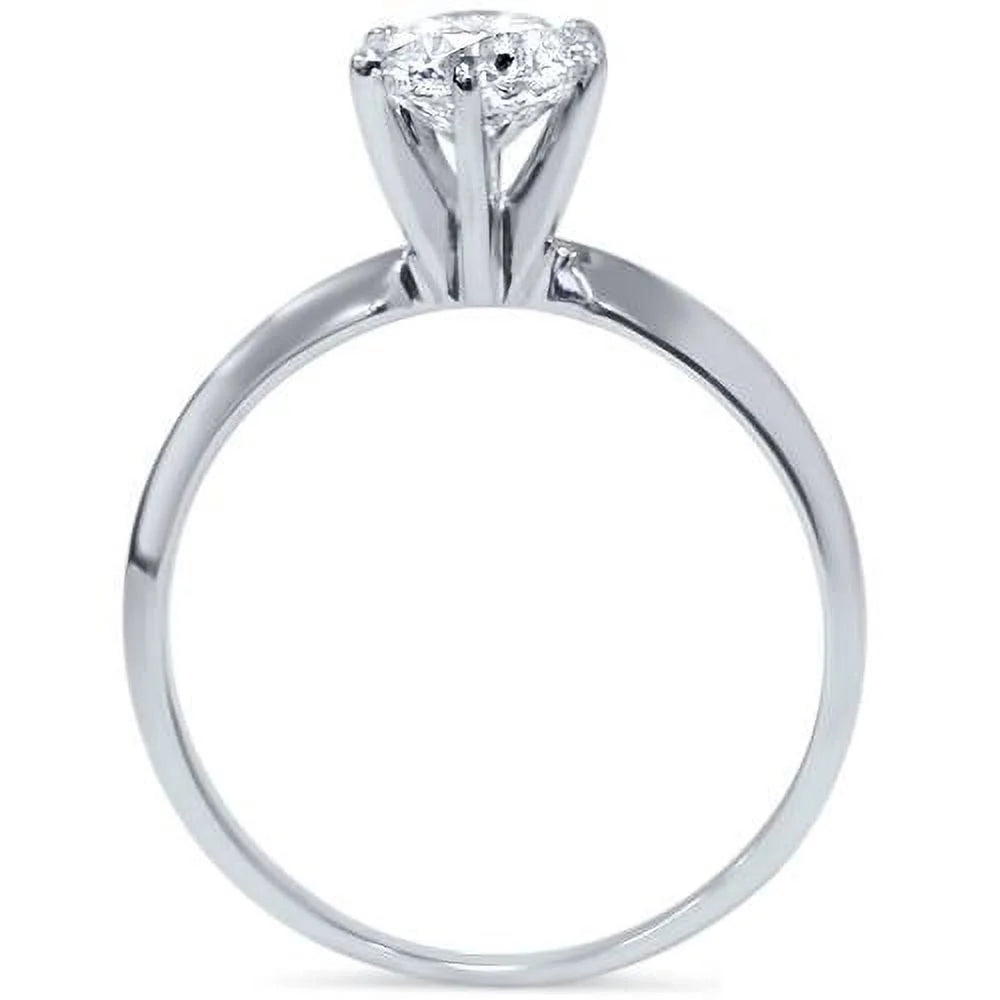14K White Gold Diamond Engagement Ring Z95994