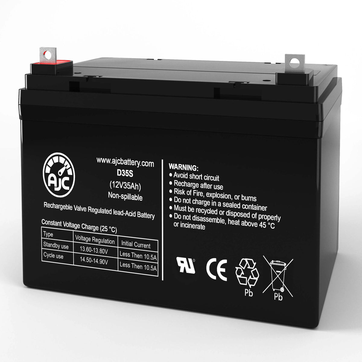 500VA 12V 35Ah UPS Battery O1629