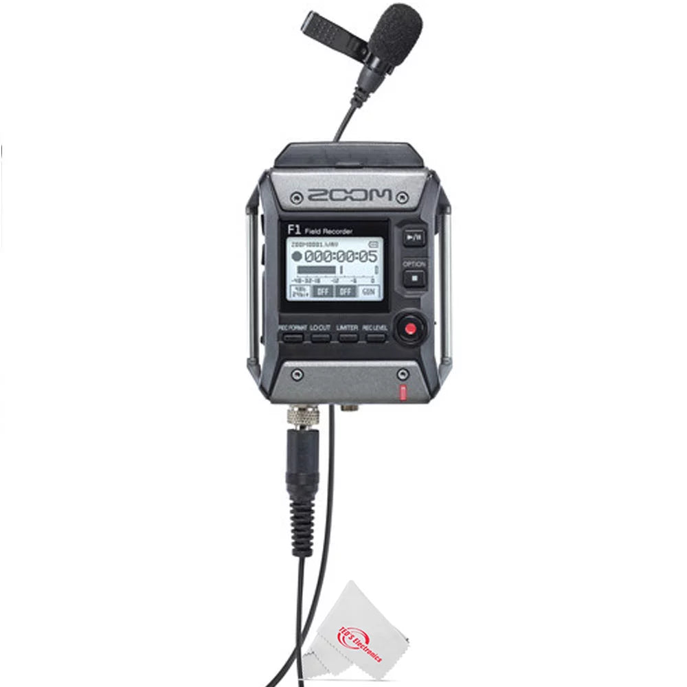 2-Input 2-Track Portable Digital Multitrack Field Recorder + Lavalier Microphone V63247