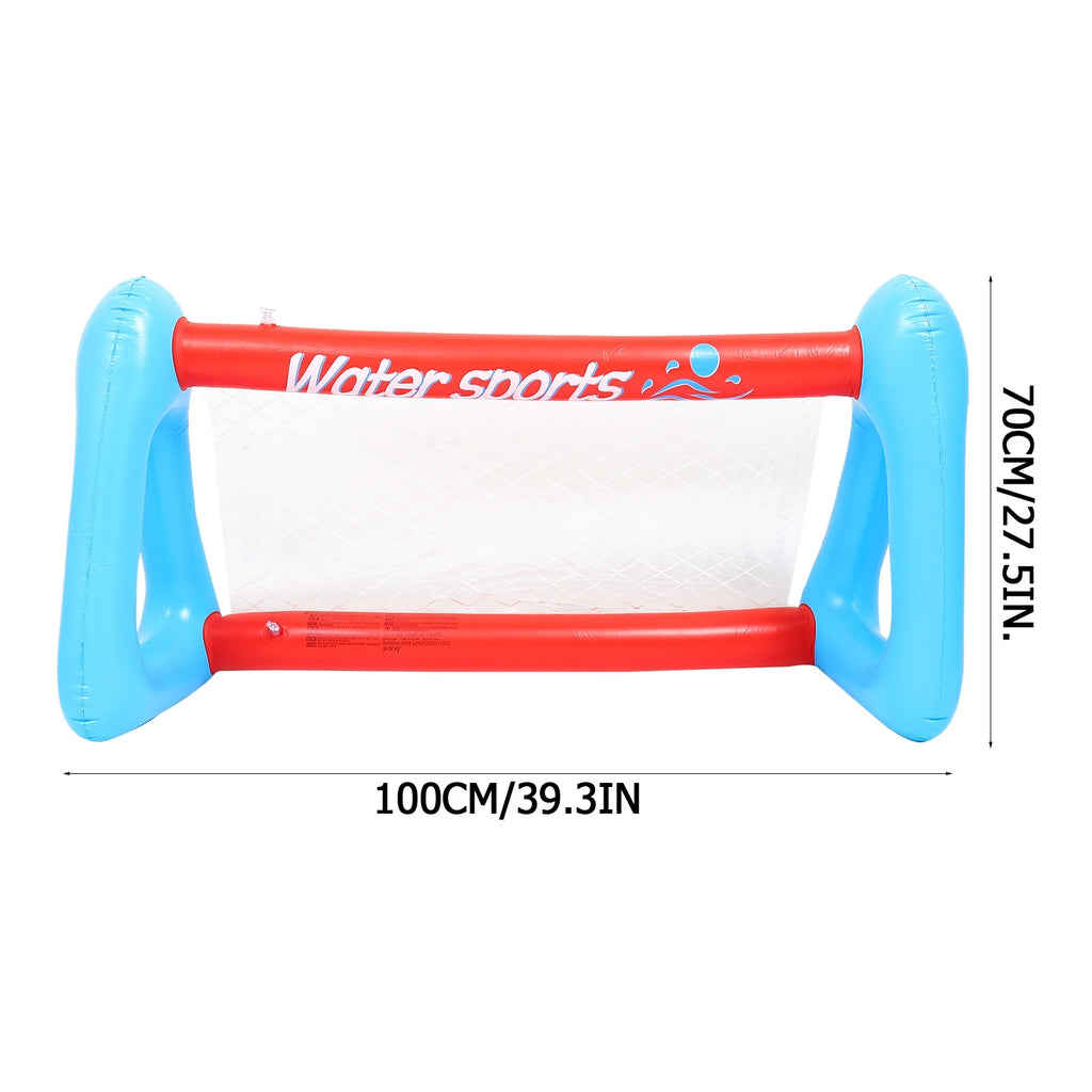 Inflatable Pool Volleyball Game Set with Volleyballs O524733