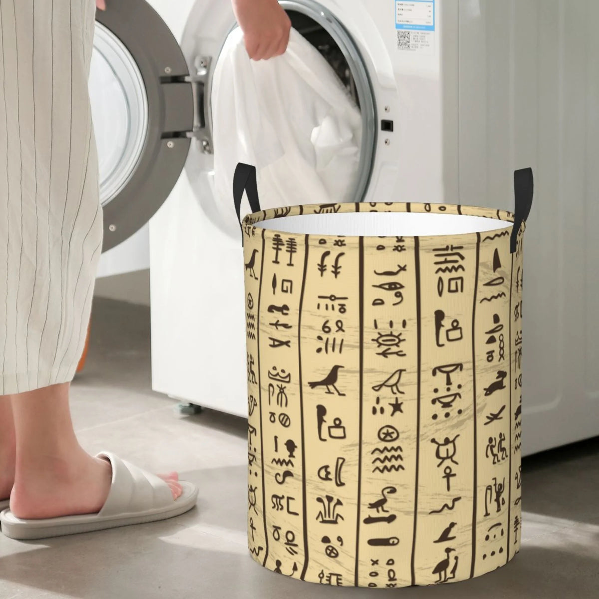 Waterproof Laundry Hamper with Handle O82606
