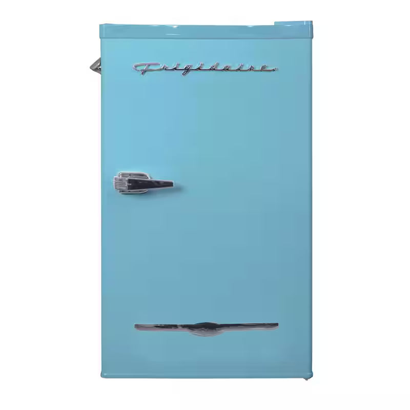 Blue Retro Compact Mini Fridge B51706