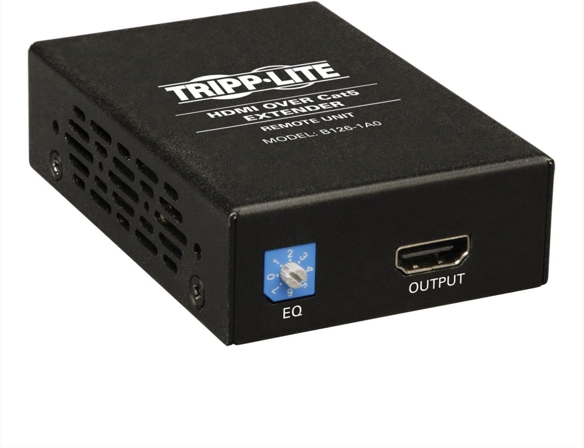 4x4 HDMI Over Cat5 Cat6 Matrix Splitter Switch Black F171