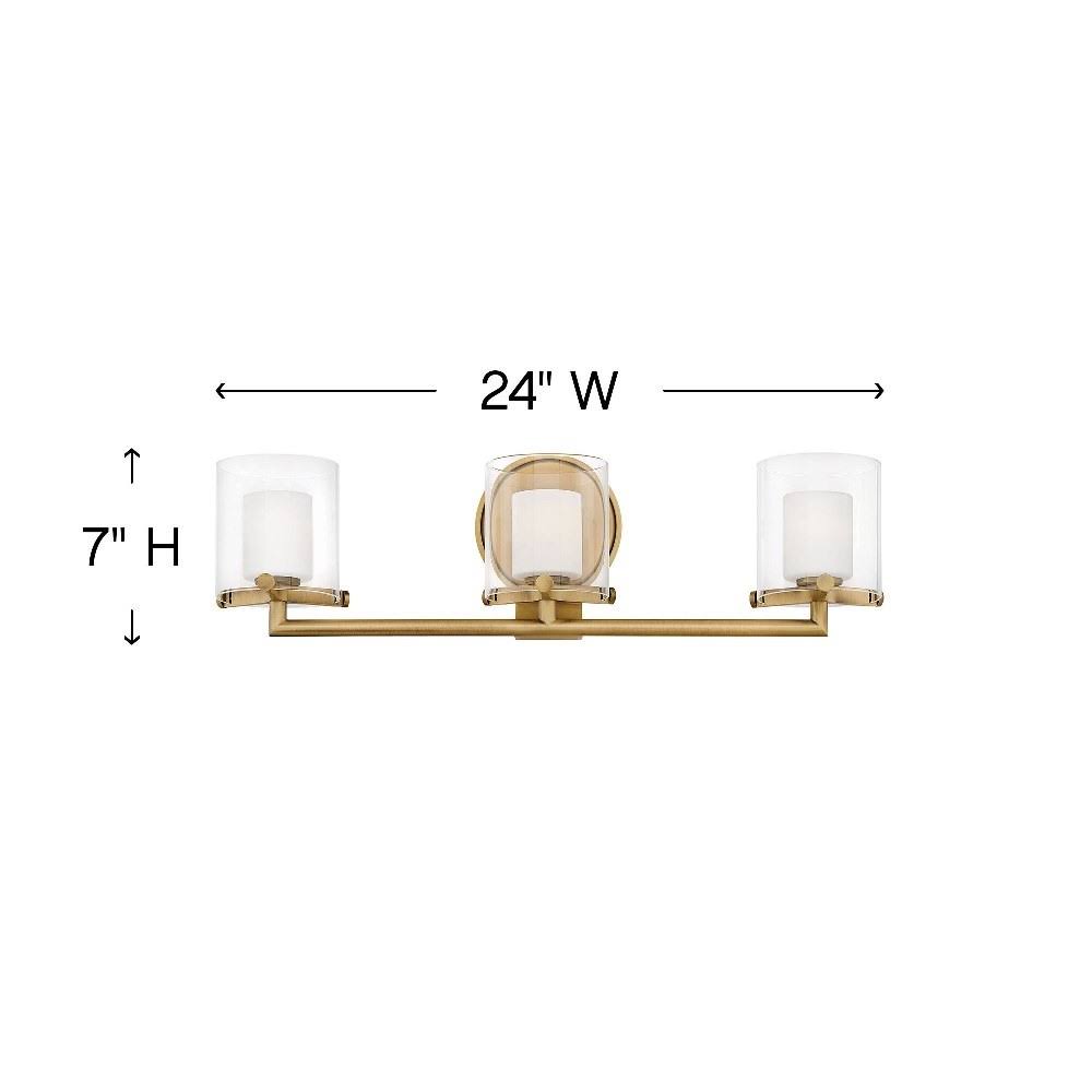 Heritage Brass 3 Light Bath W2242