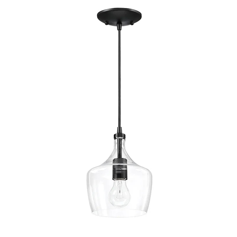 3-Pack Bronze Pendant Lighting with Glass Shade L194084