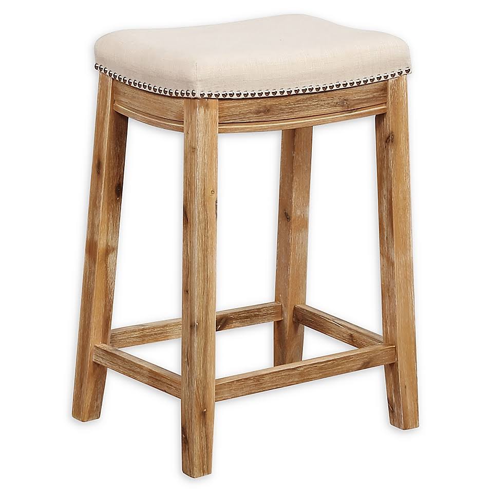 Acacia Brown Counter Stool D4395