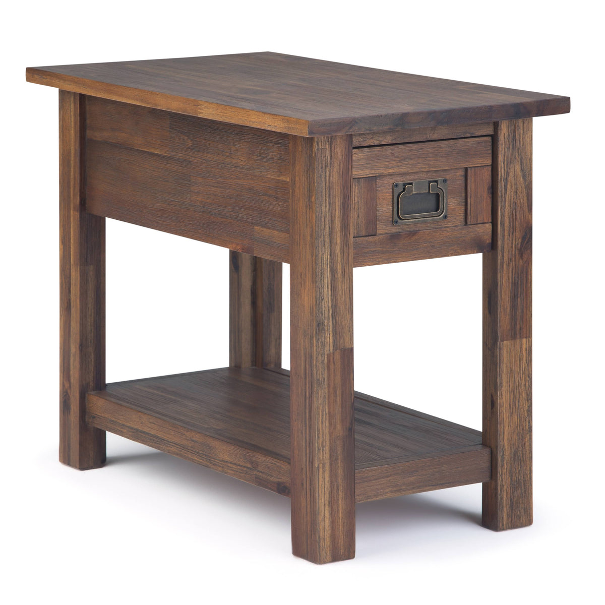 Solid Acacia Wood Narrow Side Table L386