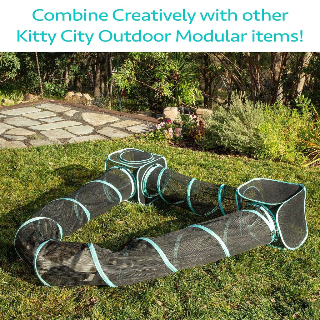 Outdoor Catio Mega Kit for Cats and 10' Tunnels Q27175