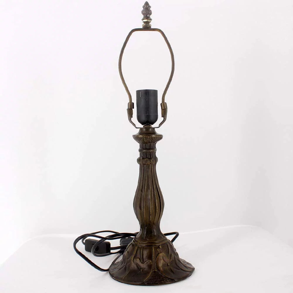 Sea Blue Stained Glass Table Lamp 18" Tall J26510