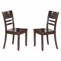Cappuccino Dining Chair Set of 2 D57701