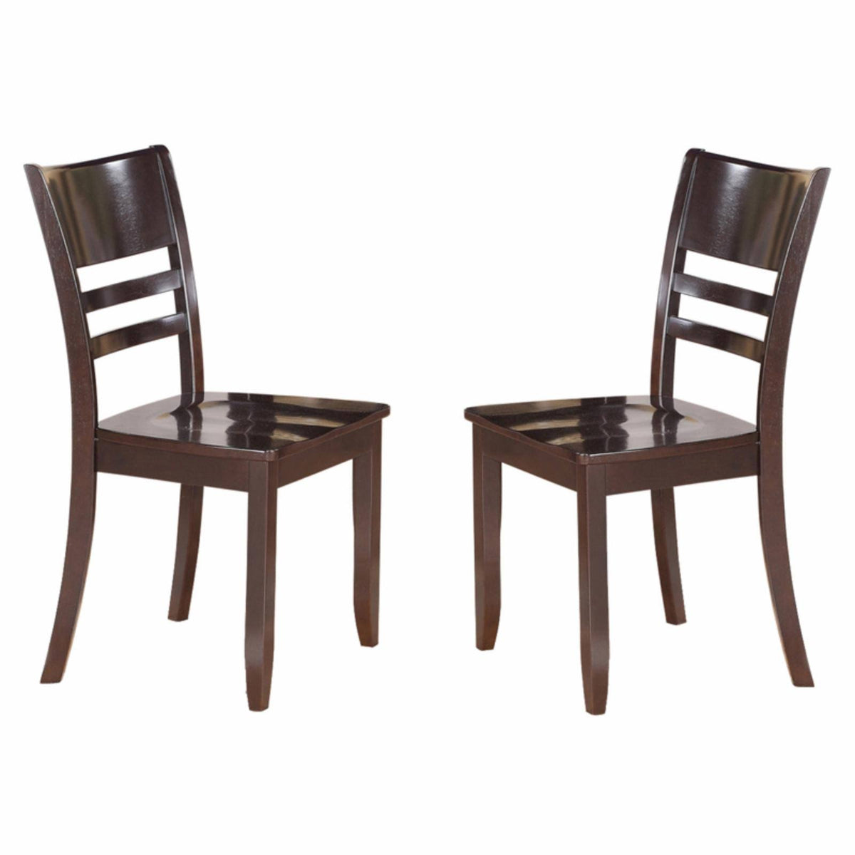 Cappuccino Dining Chair Set of 2 D57701