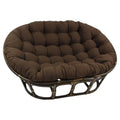 Rattan Double Papasan Chair with Twill Cushion S3425
