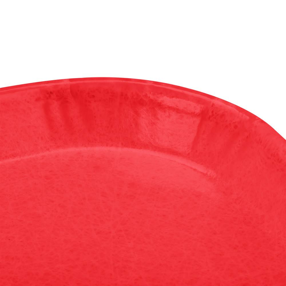 Red Fiberglass Tray - 6/Case Y660