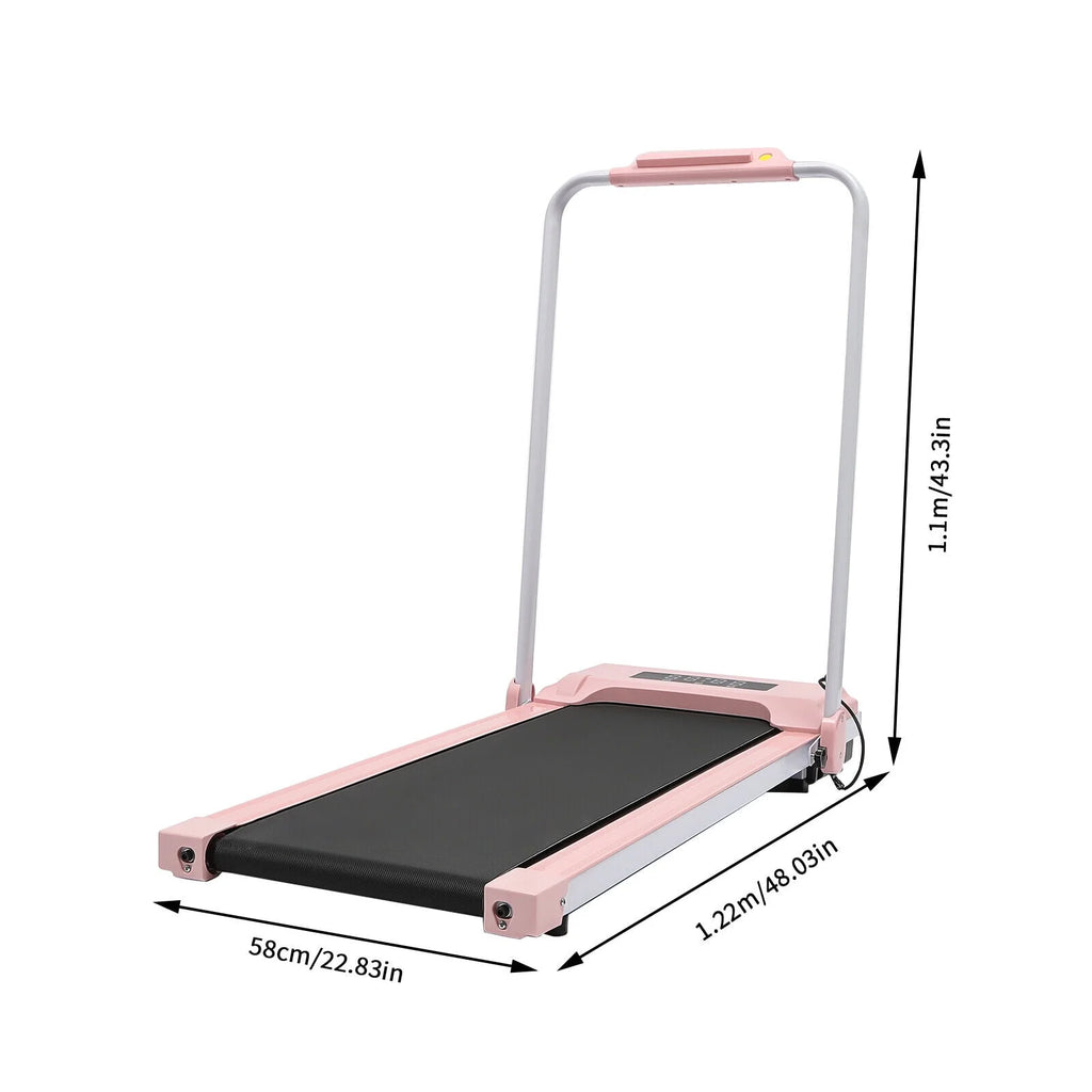 500W Folding Treadmill Compact with Remote Control O299