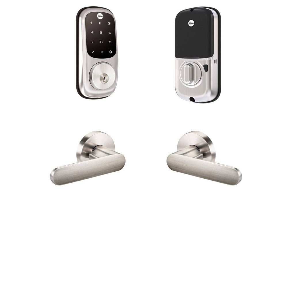 Z-Wave Plus Touchscreen Deadbolt with Passage Levers U6269