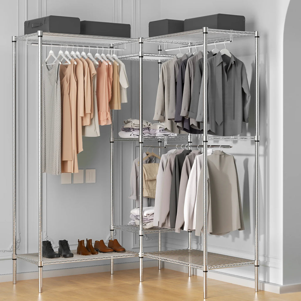 Carbon Steel Heavy Duty Garment Rack S328
