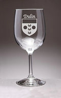 Irish Coat of Arms Wine Glasses Set of 4 D3415