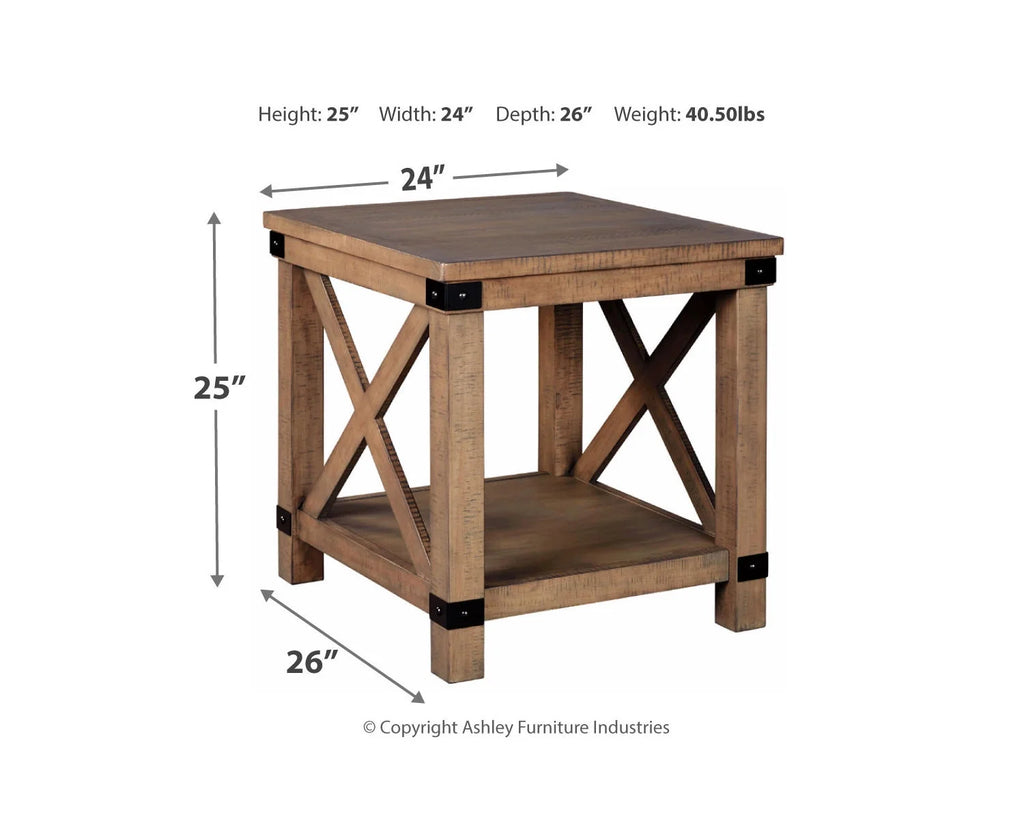 Gray End Table H274727