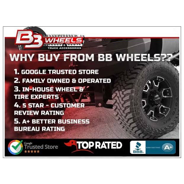 Black Milled 22x14 8x170 Wheel G101