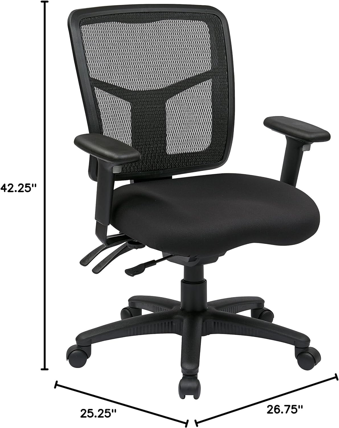 Breathable Mesh Back Manager's Chair with Lumbar Support N3529