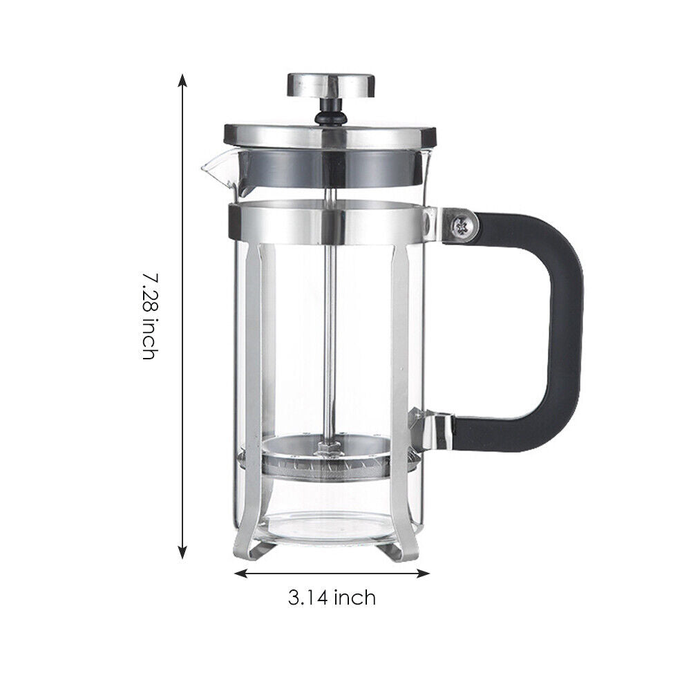 20oz Glass Stainless Steel French Coffee Press G752437
