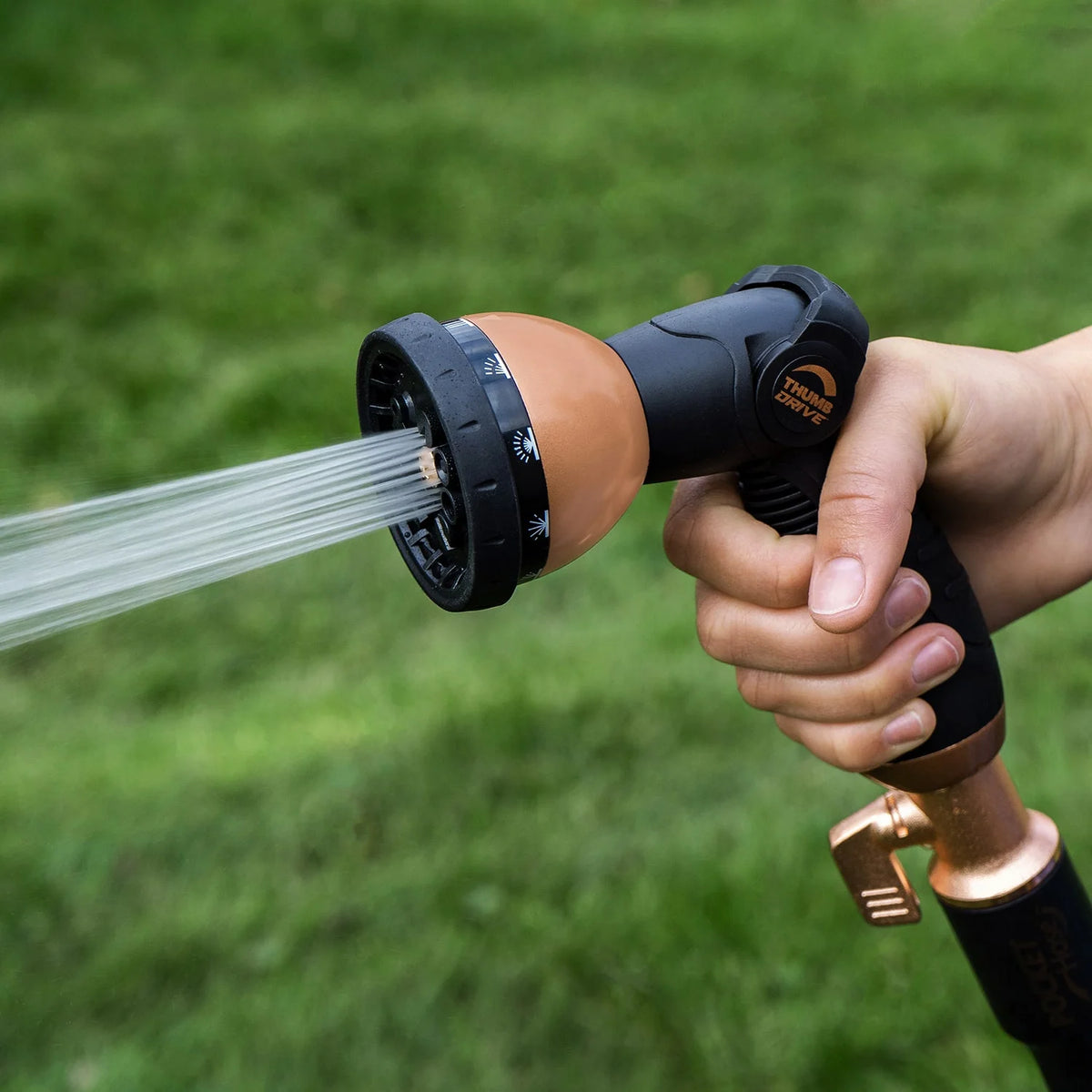 50 Ft Expandable Water Hose with Thumb Spray Nozzle Z477013