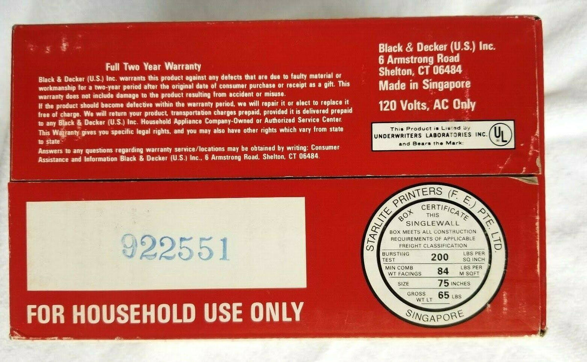 Black Electric Can Opener Y112604
