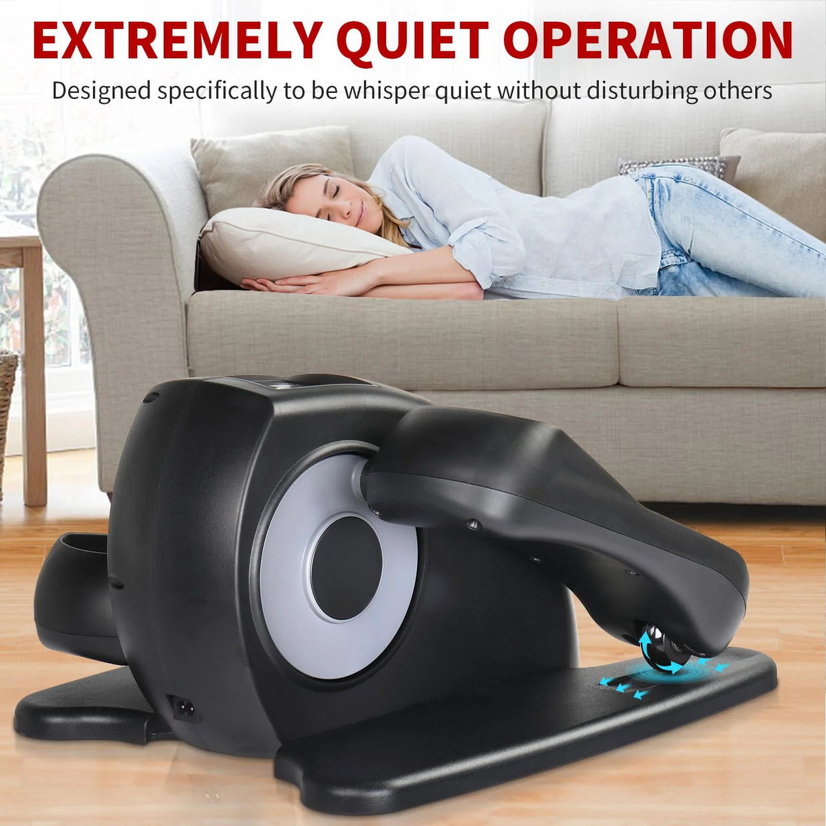 Black/Gray Electric Elliptical Trainer Z122