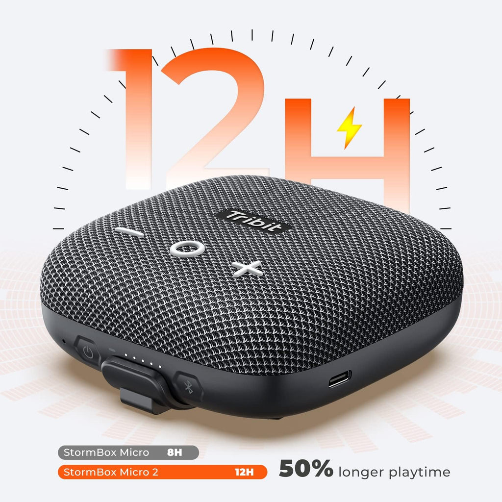 Portable Speaker with 90dB Sound, IP67 Waterproof, 12H Playtime, 120ft Bluetooth Range E571337