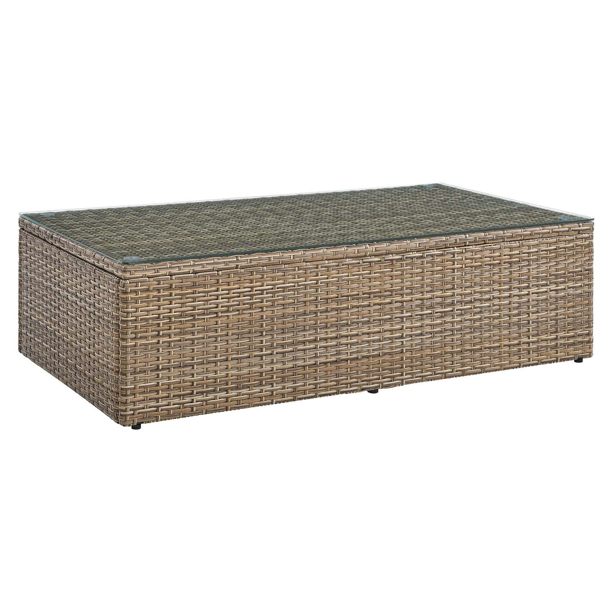 2-Piece Outdoor Patio Furniture Set in Cappuccino White N870887