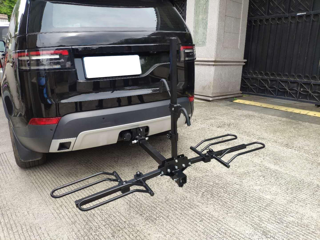Hitch Mount Bike Rack, Foldable 2 Tray Bicycle Rack O631441