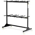 Black Double Tier Chair Cart L35921