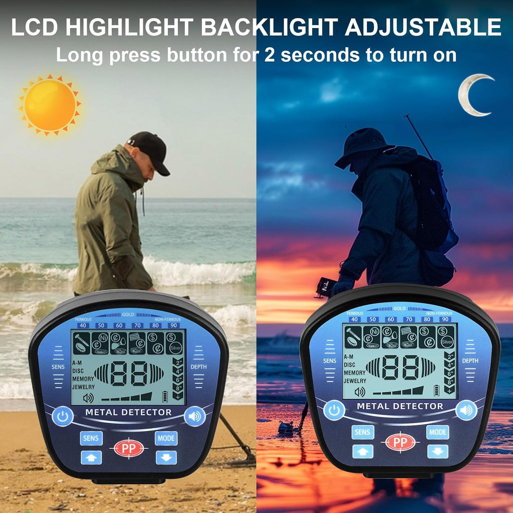 Waterproof Metal Detector with LCD Display R5261