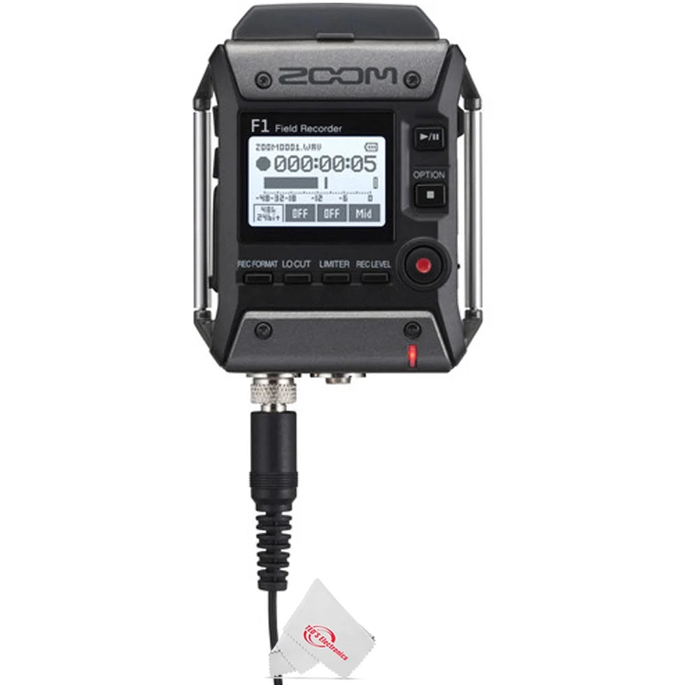 2-Input 2-Track Portable Digital Multitrack Field Recorder + Lavalier Microphone V63247