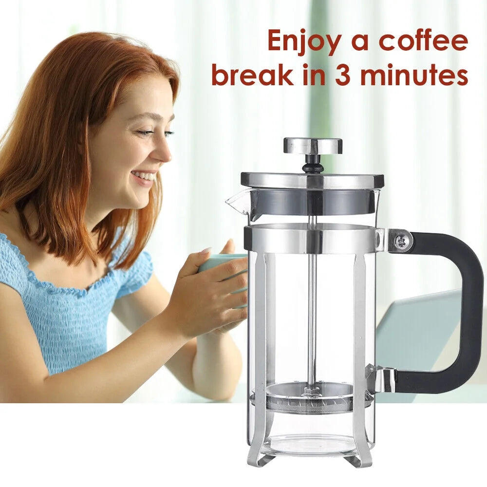 20oz Glass Stainless Steel French Coffee Press G752437