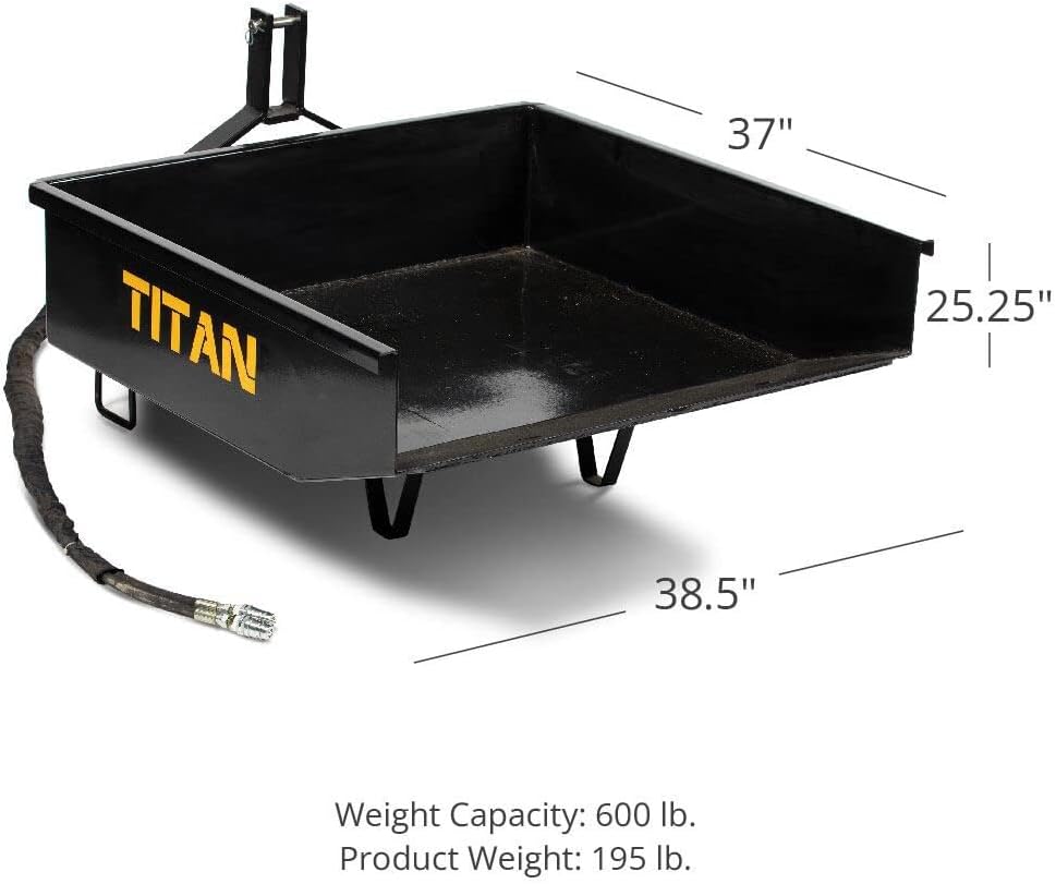 10 Cu. FT Hydraulic Dump Box S4167