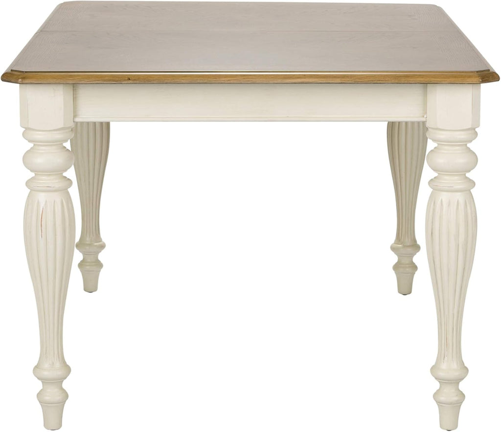 7 Piece Rectangular Table Set White T7585
