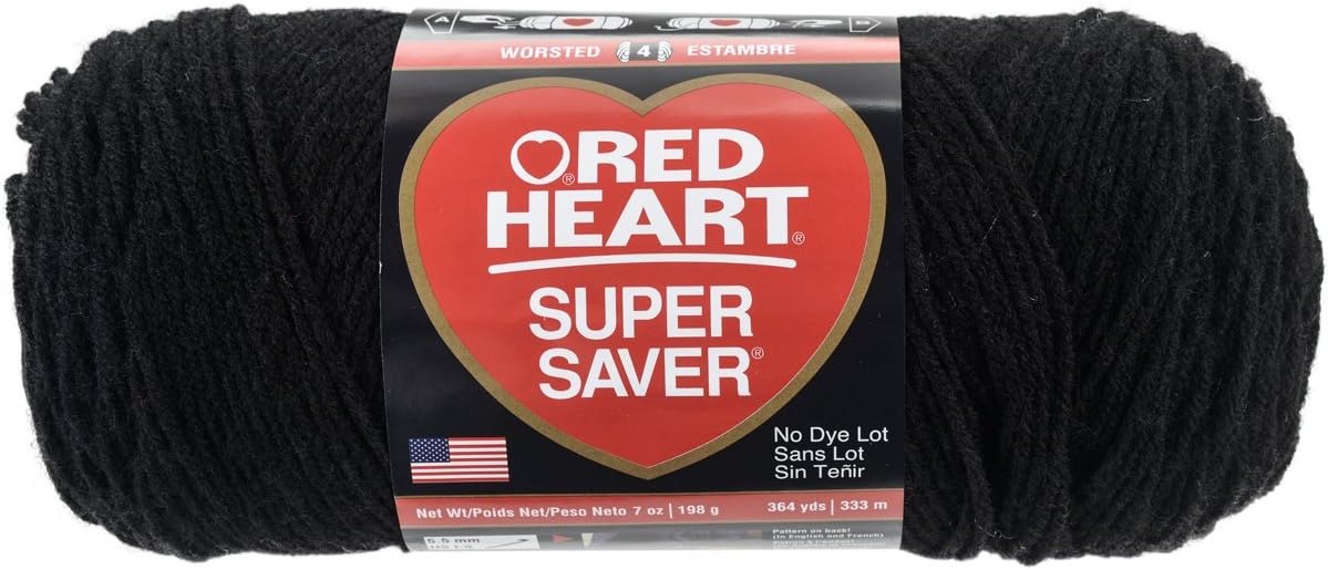 Black 3-Pack Super Saver Yarn H57993