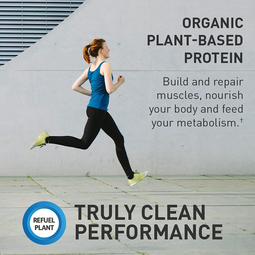 Organic Vegan Chocolate Plant Protein Powder, 19 Servings Pack of 2 Z515