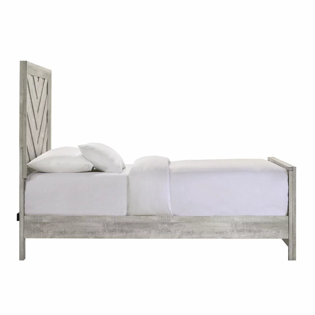White Full Panel Bed Z64123