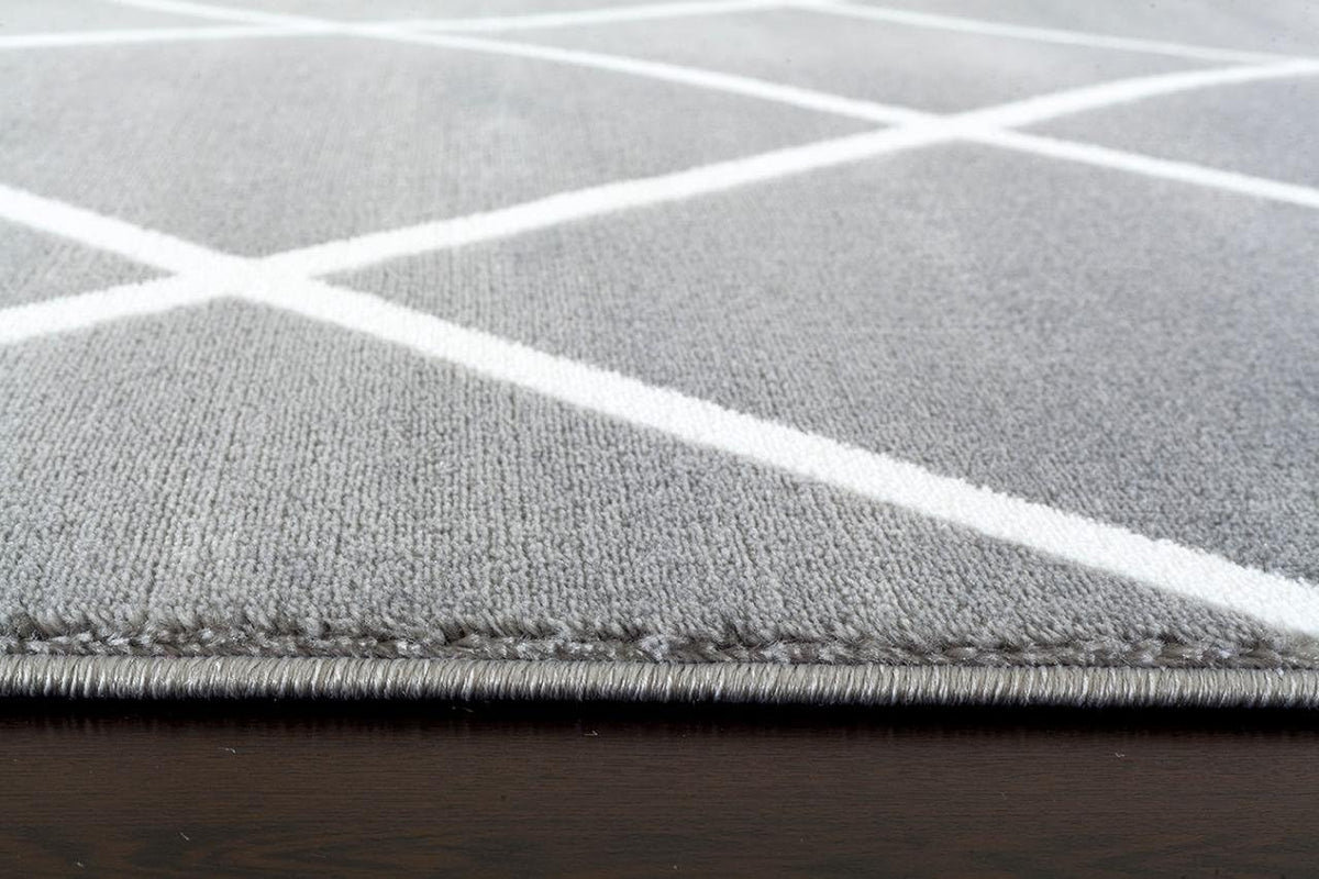 Gray 7'10x10'6 Area Rug F253