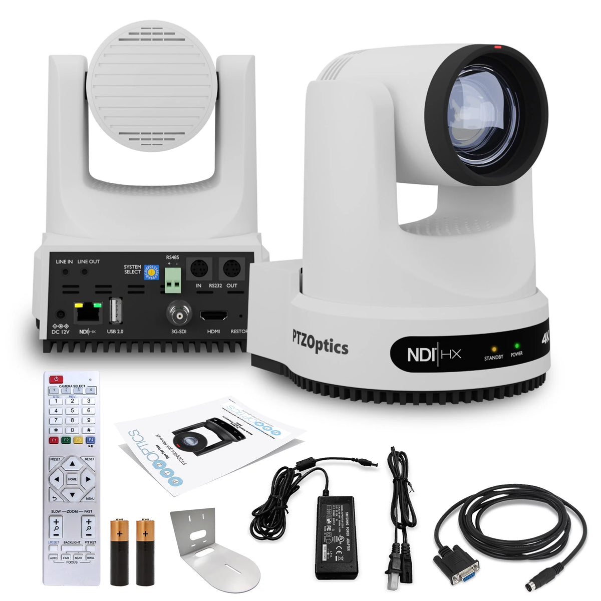 4K PTZ Camera with 12x Optical Zoom and Wall Mount W873318