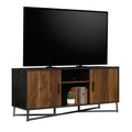 Credenza for 60x22 TVs, Brew Oak/Grand Walnut K68636