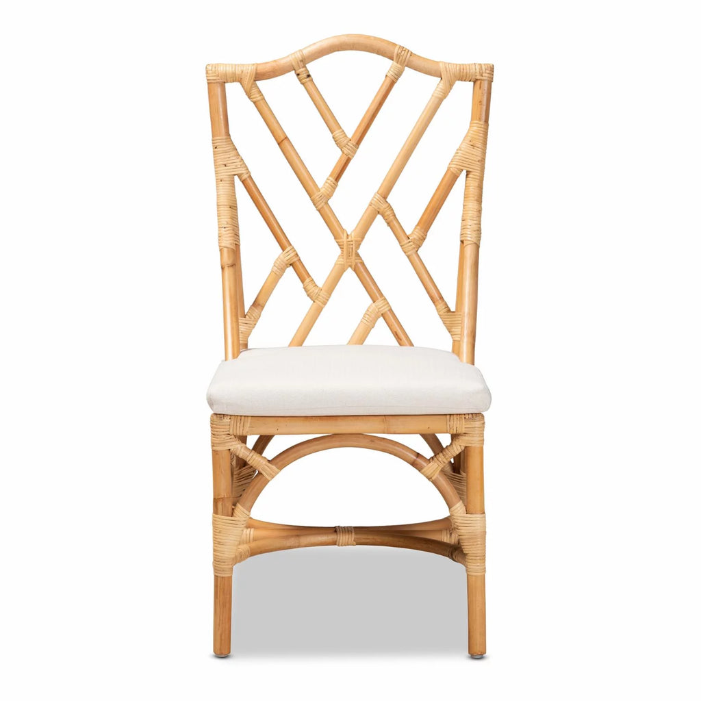 Natural Finished Rattan Chair L1592