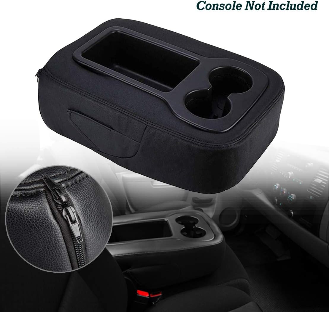 Black Center Console Cover Pack of 2 C1105