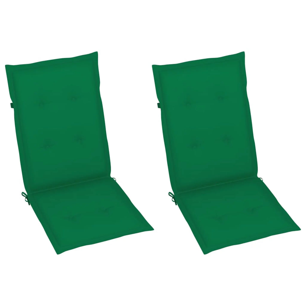 Green Cushioned Acacia Wood Rocking Chair M163