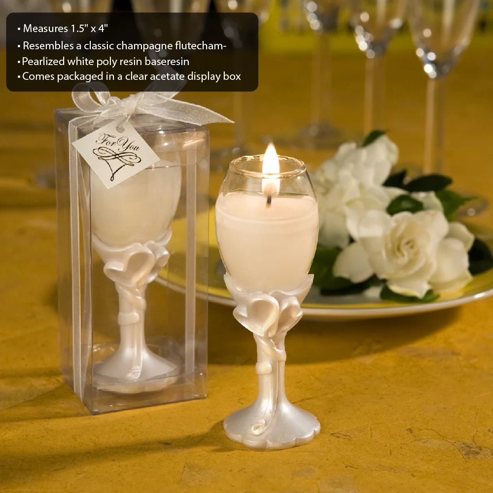 Champagne Flute Candle Holders T455